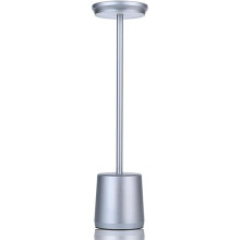 Luminária de mesa de metal sem fio, luminária de mesa LED portátil com sensor de toque, luz de alumínio