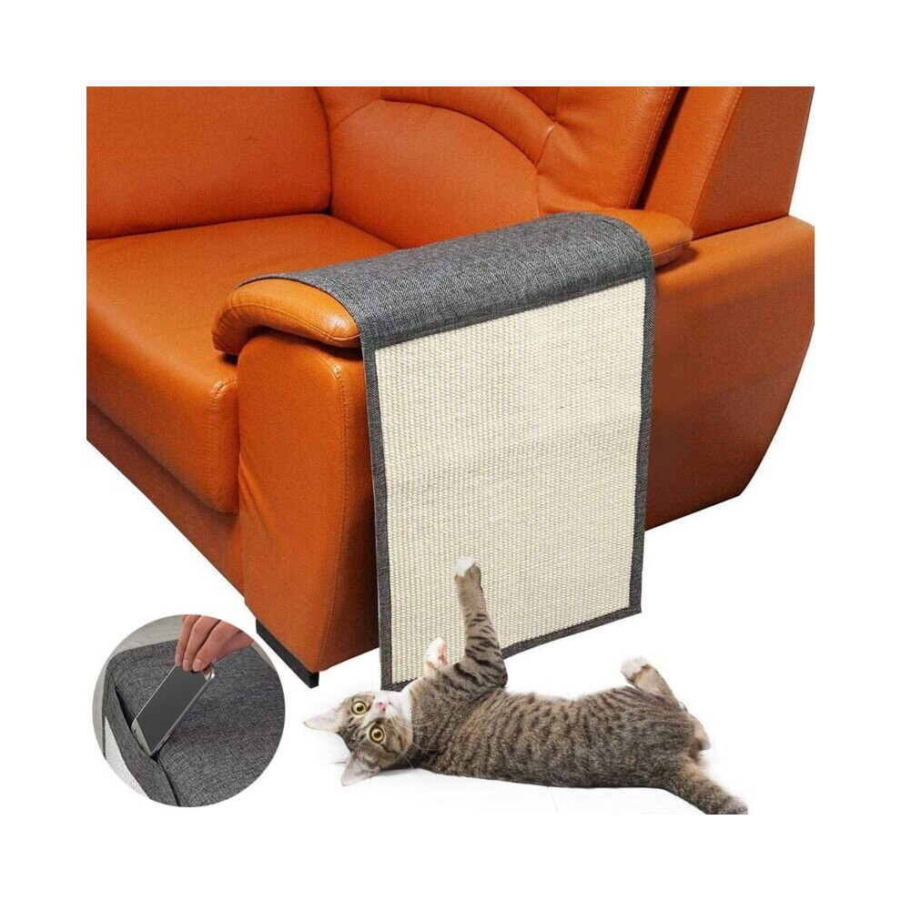 Tapis griffoir pour chat, protection de canapé en sisal naturel pour chats, housse de canapé pour chats pour éviter