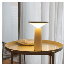 Luminária de mesa moderna - Interruptor de controle de toque sem fio regulável - Ajustável em 360 -