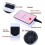 Mini radiateur portable pour dortoir - Rose 1