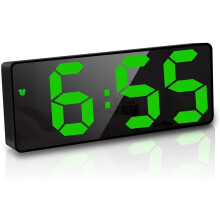 Sveglia digitale, sveglia digitale a LED, specchio, orologio da tavolo