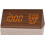 Sveglia digitale con display elettronico a LED in legno 1