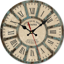 Orologio da parete digitale silenzioso con numeri romani, da 12 pollici, alimentato a batteria, al quarzo, rotondo,
