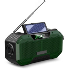 Radio portatile con AM/FM, radio impermeabile IPX5 resistente alle intemperie