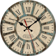 Orologio da parete digitale silenzioso con numeri romani, da 12 pollici, alimentato a batteria, al quarzo, rotondo,