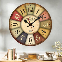 Orologio da parete digitale silenzioso con numeri romani, da 12 pollici, alimentato a batteria, al quarzo, rotondo,