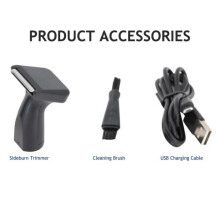 Sähköinen nenäleikkuri alumiiniputkirunko taivutettu leikkuripää USB-ladattava sivuleikkurilla