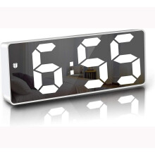 Sveglia digitale, sveglia digitale a LED, specchio, orologio da tavolo