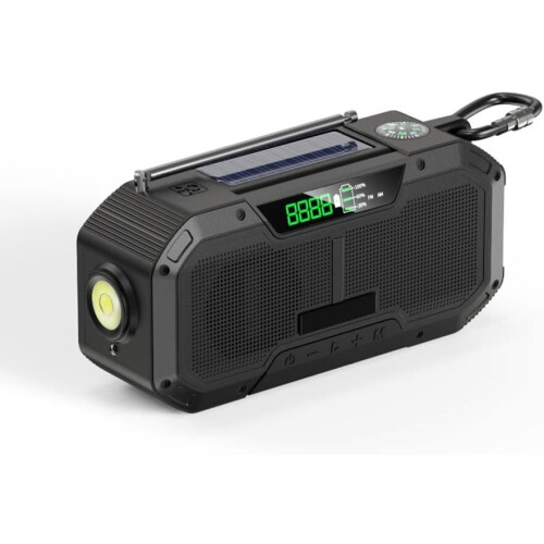Radio portable AM/FM, étanche IPX5, résistante aux intempéries