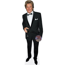 Rod Stewart (perho) pahvileikkaus (elämän kokoinen tai mini). Nouse seisomaan. Seisten. Minileikkaus