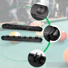 Pool Cue -telinekiinnikkeet 6-suuntainen allaskieppitelineen pidike Puinen snooker-kiivateline seinäbiljardipidike