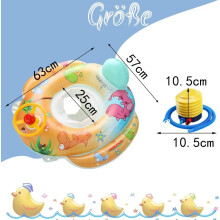 Flotador inflable para natación de bebés, silla de piscina para bebés, anillo de natación para bebés