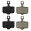 Pastilhas de freio para scooters elétricas Kugoo G1 e Zero10x, 2 pares 1