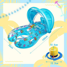 Boia inflável para natação de bebê, cadeira de piscina para bebê, boia de natação para bebê
