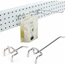 Metallikoukku Pegboard-koukkuseinäpaneeli Tür Wandhaken für Supermarkt Einzelhandelsgesch??ft 10 cm