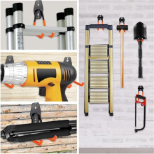 Ganchos de parede para garagem, armazenamento de garagem, ganchos de parede de aço para escadas, bicicletas,