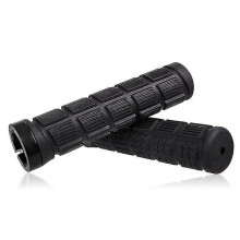Guidão de bicicleta Mountain Bike Trava de Bicicleta Punho de Borracha Durável BMX (2 Peças, Preto)