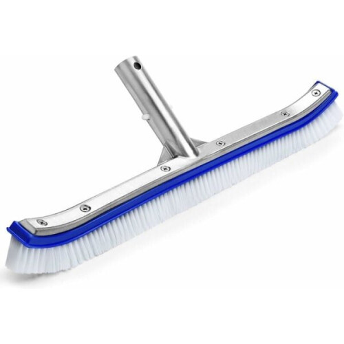 Escova de limpeza de alumínio premium de 18 polegadas para piscina, spa, banheira, paredes, azulejos