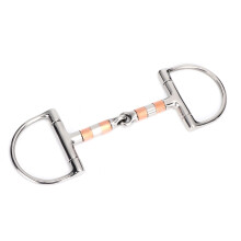 Ruostumattomasta teräksestä valmistettu Dee Bit Snaffle Horse -työkalun tarvikkeet suu kuparilla ja