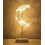 Candeeiro de mesa decorativo a pilhas, LED em forma de lua ao lado da cama 1