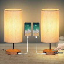 Luminárias de cabeceira GLUROO, 2 conjuntos de luminárias de cabeceira com controle de toque, 3 temperaturas