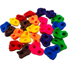 12 pezzi Reti da arrampicata per bambini, maniglie da arrampicata, lector, pareti da arrampicata, multicolore,
