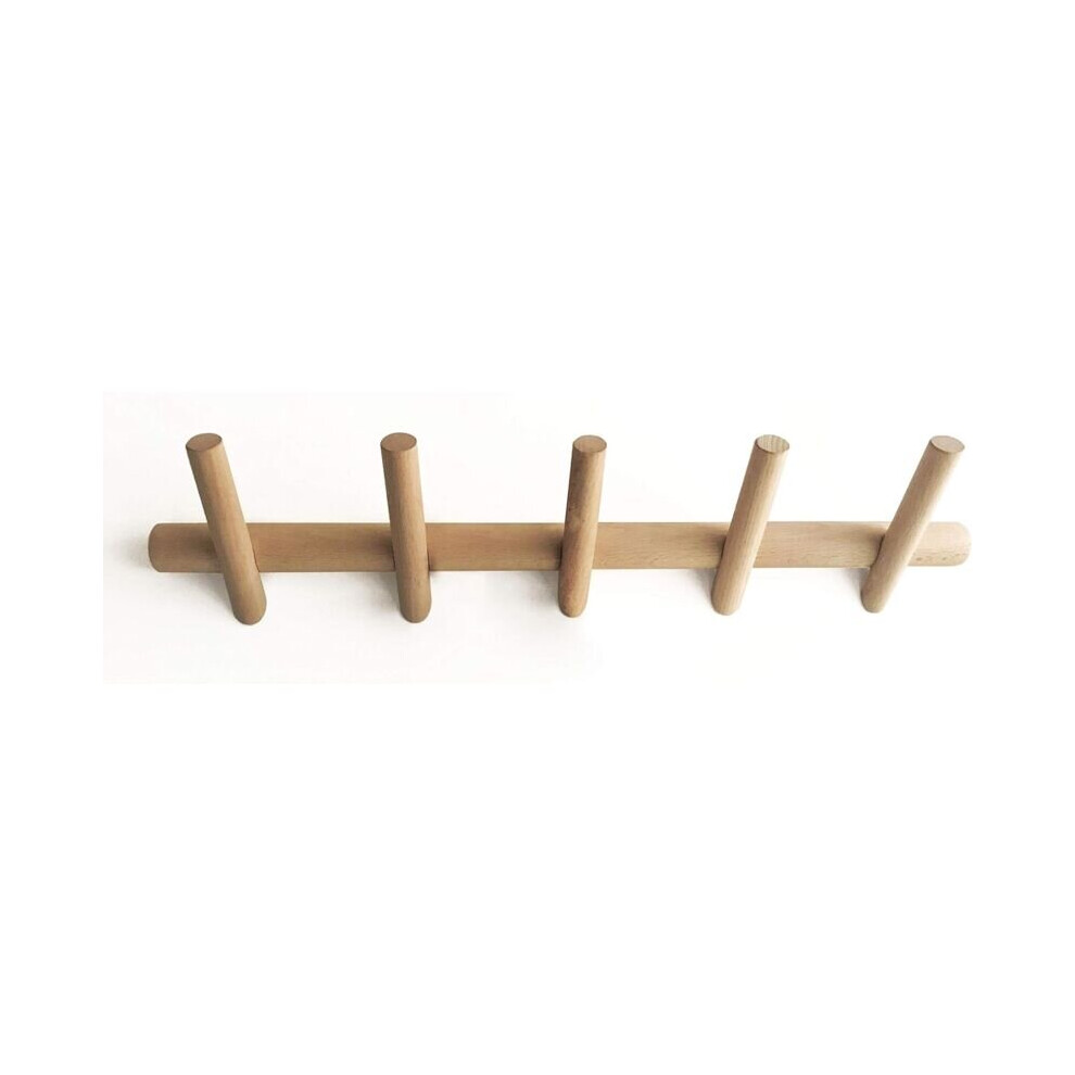 Porte-manteaux muraux en bois Branch 5 crochets Porte-manteaux design Porte-manteaux mural Cintre pour suspendre