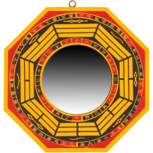 Perinteiset kiinalaiset Feng Shui kuperat ja koverat Bagua-peilit (koverat, 4 tuumaa)