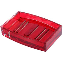 Bagno e WC, set di 5 accessori da bagno in acrilico, tazza da bagno, portaspazzolino, portasapone.