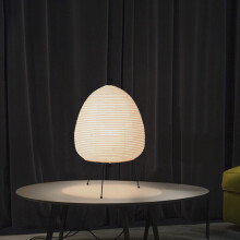 Luminária de papel de arroz estilo Wabi-sabi, luminária de mesa de decoração nórdica moderna para sala