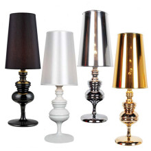 Luminária de mesa decorativa estilo europeu para sala de estar, abajur de cabeceira pequeno preto 15x46cm