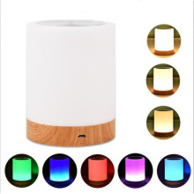 Luminária de cabeceira LED com controle de intensidade, luminária de mesa para sala de estar, quarto,