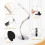 Luminária de mesa espiral LED - Luminária de mesa com sensor de toque e dimerizável, abajur noturno 1