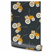 Lasten tapetti Moderni traktorit Dots Decor