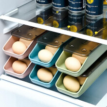 Hetang Yuese Scatole per uova impilabili colorate Scatole per uova scorrevoli da cucina Accessori per riporre
