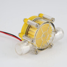 Bomba de fluxo de água 2X 10W gerador turbina fluxo conversão hidráulica 12V