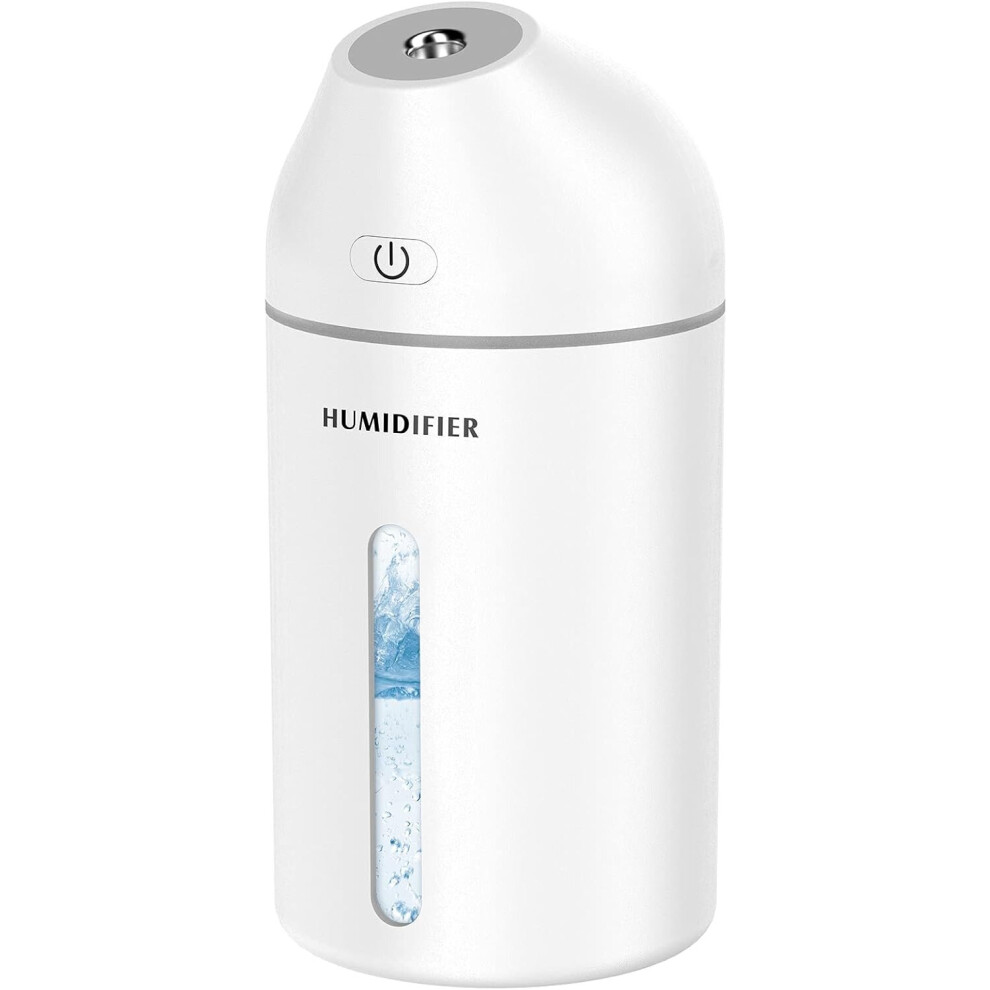 Petit humidificateur à brume froide USB pour voiture et bureau, purificateur d'air blanc