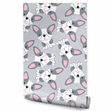 Tapetti lapsille DOGS Animals Dots Decor