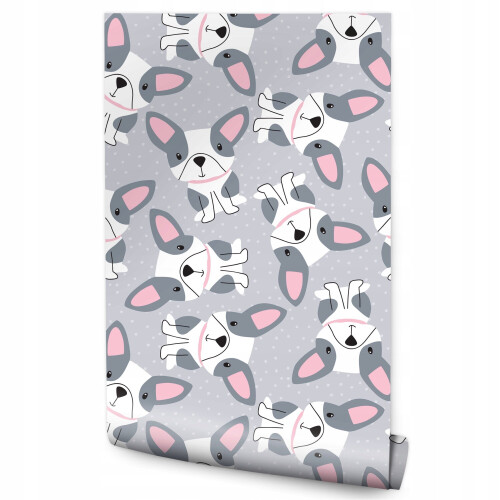 Tapetti lapsille DOGS Animals Dots Decor