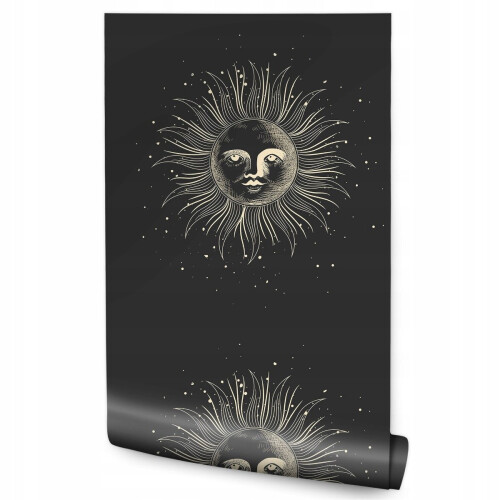 Olohuoneen tapetti ABSTRAction Lunar space ornament