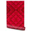 Papel de parede para sala de estar Couro sintético acolchoado vermelho 1
