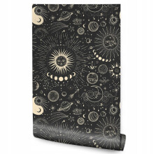 Olohuoneen tapetti Abstract Sun Planets Space