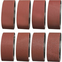 Bande abrasive 100 x 610 mm - Grain 2 x 40/60/80/120/150/180/240/320 Bande abrasive idéale pour le ponçage, le