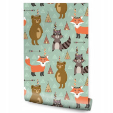 Papel de parede Baby Fox Teddy Bears Teddy Bears Teddy Bears Tipi
