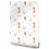 Papier peint aquarelle renards feuilles nuages points décor 1