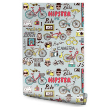 Taustakuva nuorille Retro HIPSTER -pyörien otsikoille