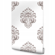 Papel de parede com padrões ornamentais barrocos Glamour