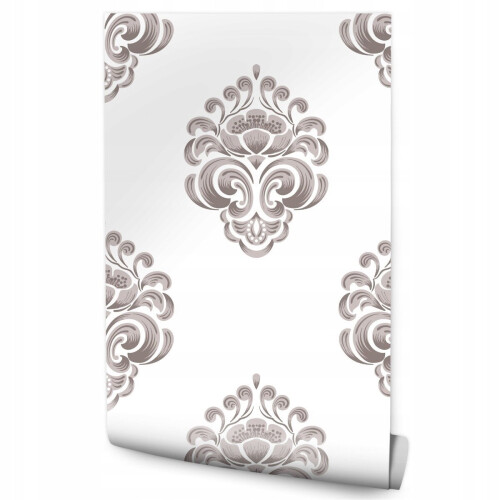 Papel de parede com padrões ornamentais barrocos Glamour