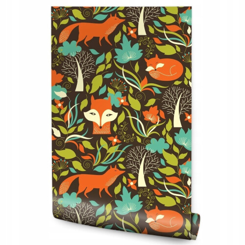 Lasten tapetti LISY Animals Trees