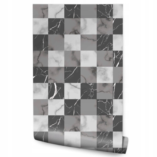 Papier peint motif moderniste de marbre de cratère